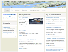 Tablet Screenshot of moldeskolene.no
